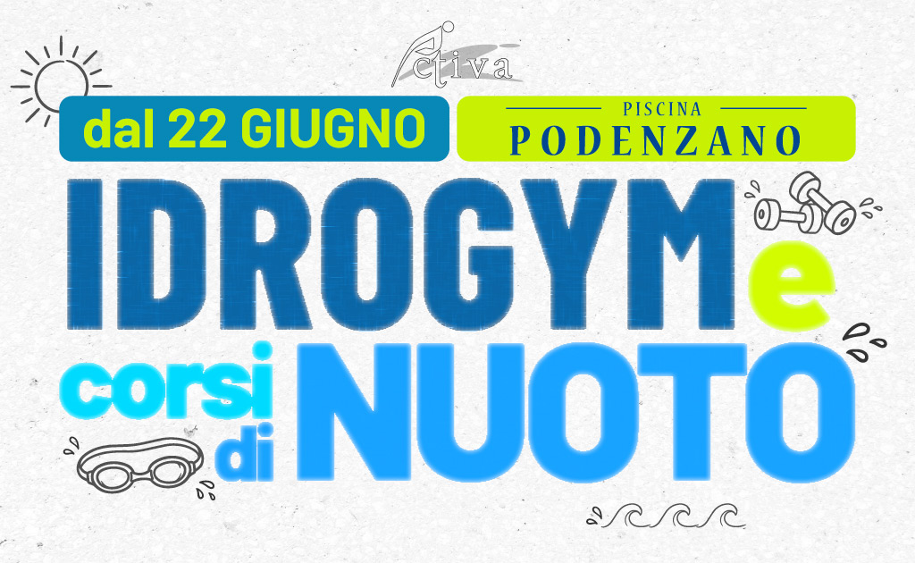 corsi di nuoto e idrogym a podenzano